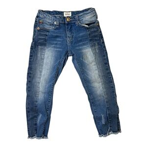 Hudson Jeans Blue Denim with Raw Hem